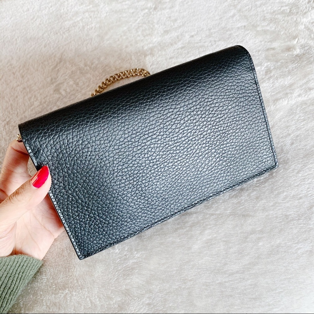 NWT Authentic Gucci Flap Clutch Wallet on Chain​ - Picture 3 of 9